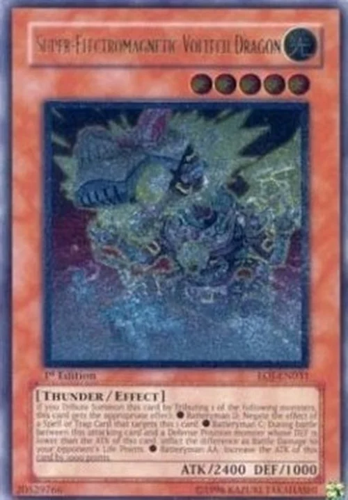 Yu-Gi-Oh! EOJ Super-Electromagnetic Voltech Dragon (V.2 - Ultimate Rare)