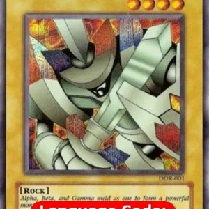 Yu-Gi-Oh! DOR Alpha The Magnet Warrior (V.2 - Secret Rare)