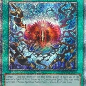 Yu-Gi-Oh! DUNE Sinful Spoils of Subversion - Snake-Eye (V.2 - Quarter Centu