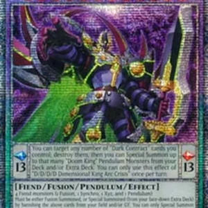 Yu-Gi-Oh! DOOD D/D/D/D Dimensional King Arc Crisis (V.2 - Starlight Rare)
