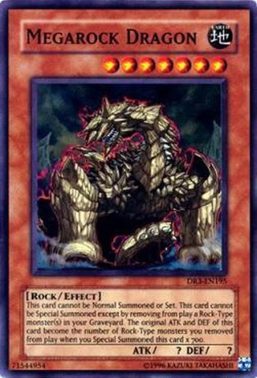 Yu-Gi-Oh! DR3 Megarock Dragon