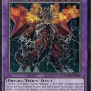 Yu-Gi-Oh! CORE Archfiend Black Skull Dragon (V.2 - Ultimate Rare)